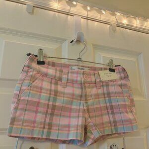 Hollister - Plaid Ultra Low Rise Shorts